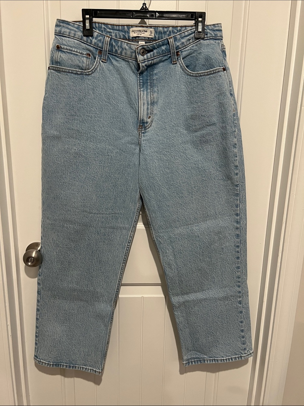 Abercrombie & Fitch Light Blue Vintage Straight High-Rise Jeans women’s 31/12 S